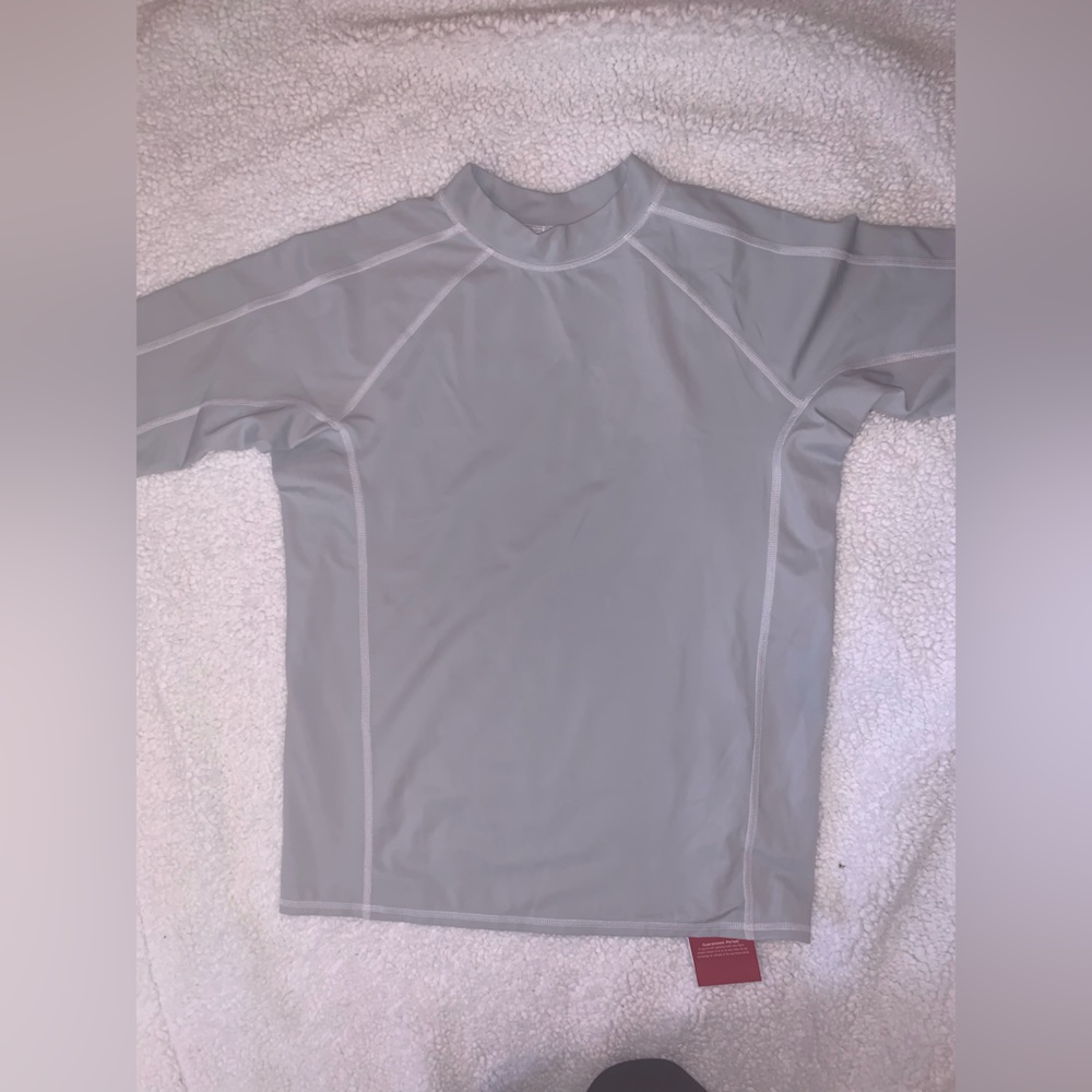 Lands End gray rashgaurd brand new